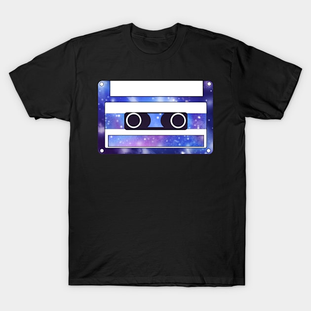 Cassette (Galaxy Edition) T-Shirt by LaurenPatrick